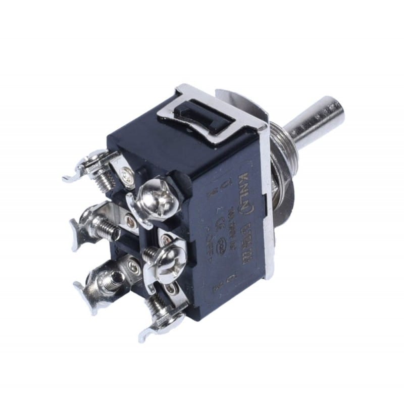 ON-OFF-ON Rocker Switch 6P with Return