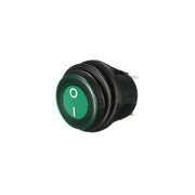 Green ON-OFF Button with Rubber Protection