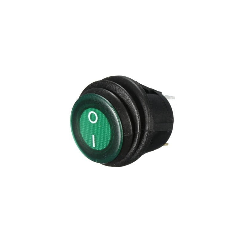 Green ON-OFF Button with Rubber Protection