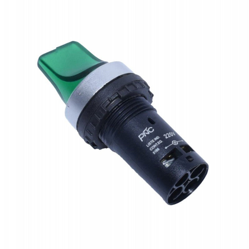 Lever Switch 22mm Green EB2-10D