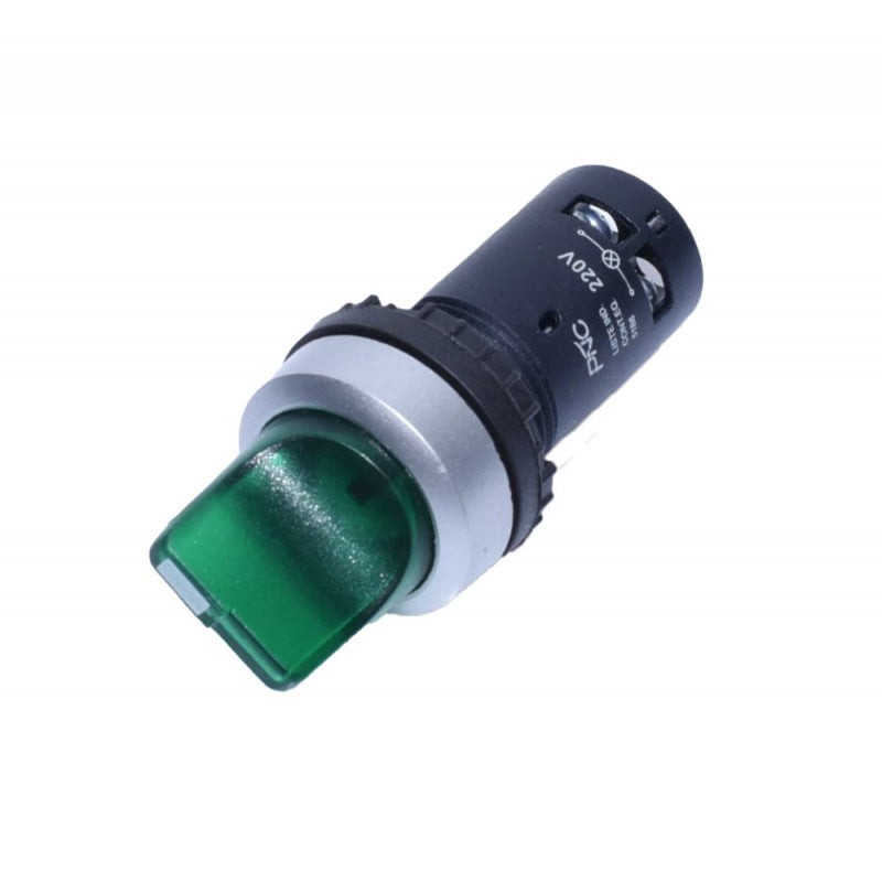 Lever Switch 22mm Green EB2-10D