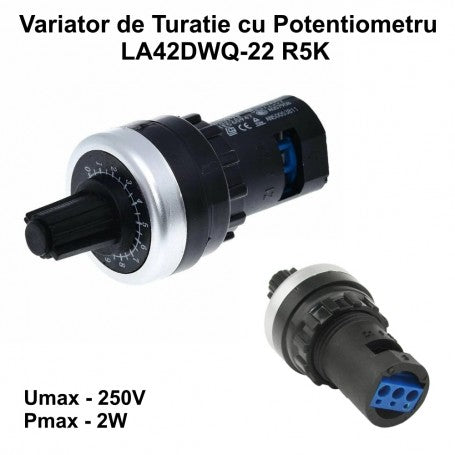LA42DWQ-22 / 5K Rotary Potentiometer Speed Switch