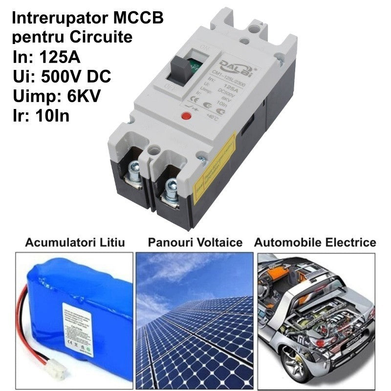 Solar Circuit Breaker MCCB 2P-125A / 500V DC