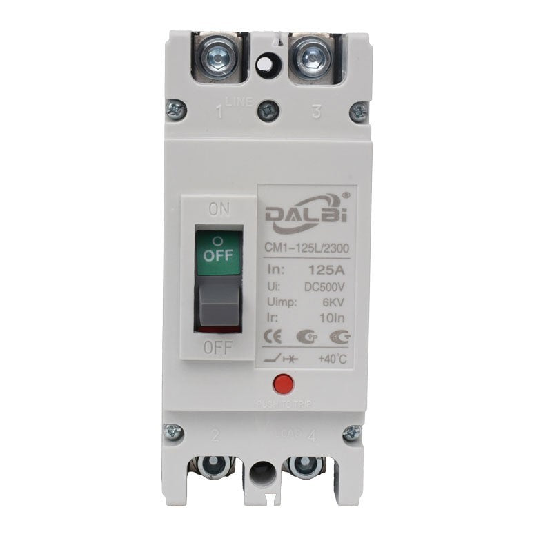 Solar Circuit Breaker MCCB 2P-160A / 500V DC