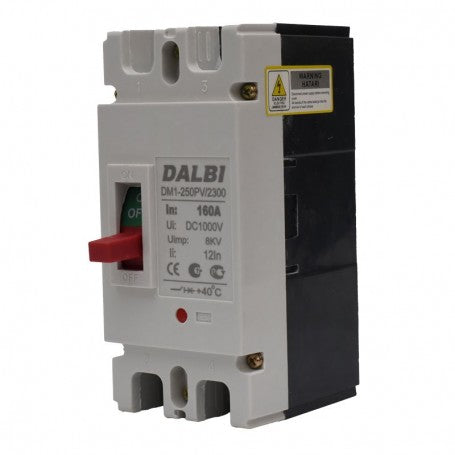 Solar Circuit Breaker MCCB 2P-160A / 1000V DC
