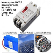 Solar Circuit Breaker MCCB 2P-160A / 1000V DC