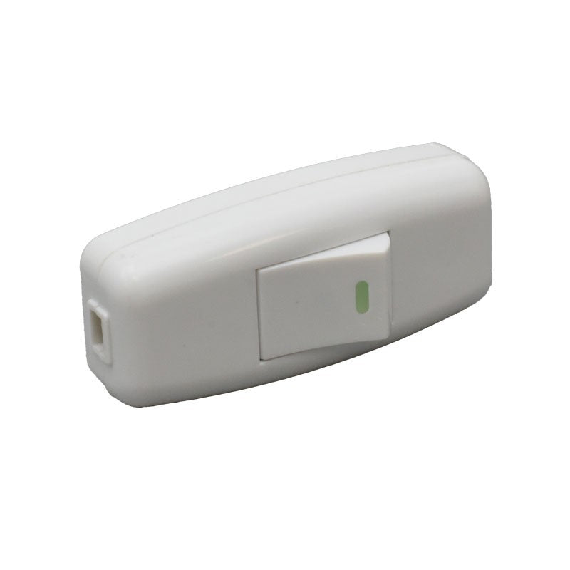 In-line Switch 10A / 250V White
