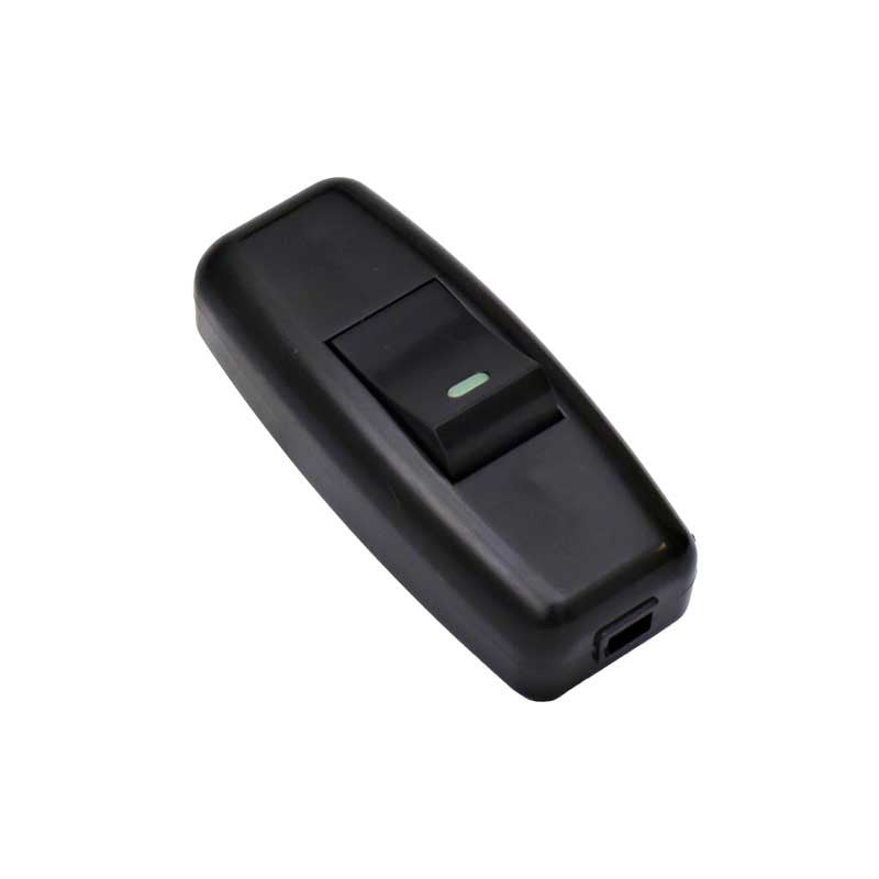 In-line Switch 10A / 250V Black