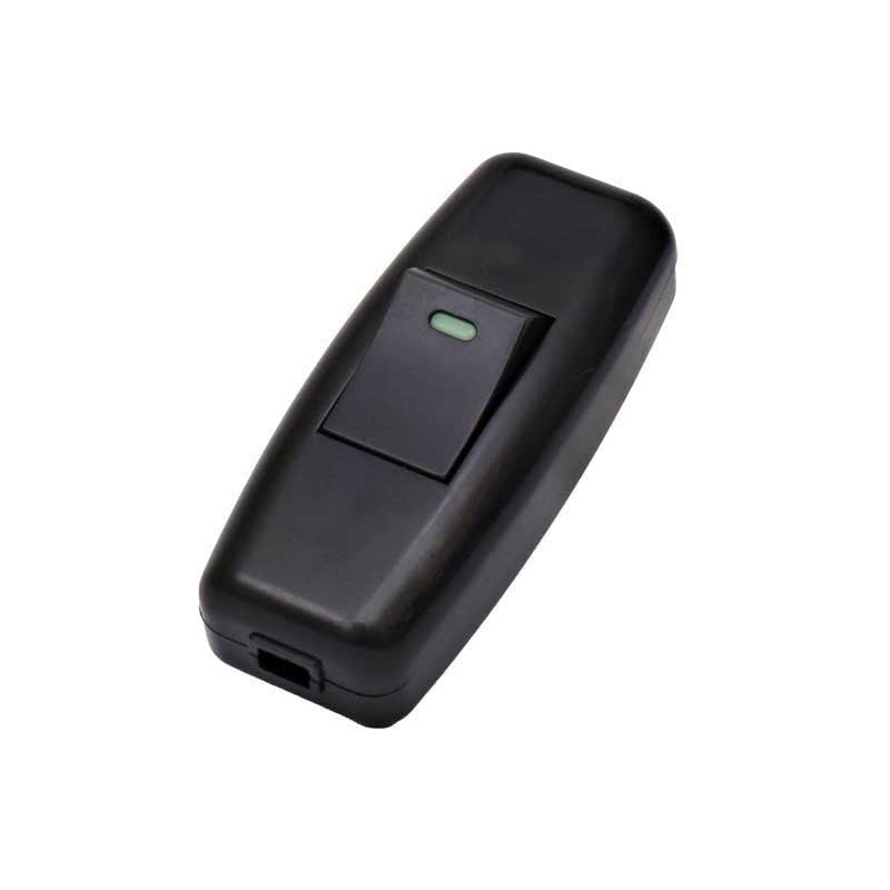 In-line Switch 10A / 250V Black
