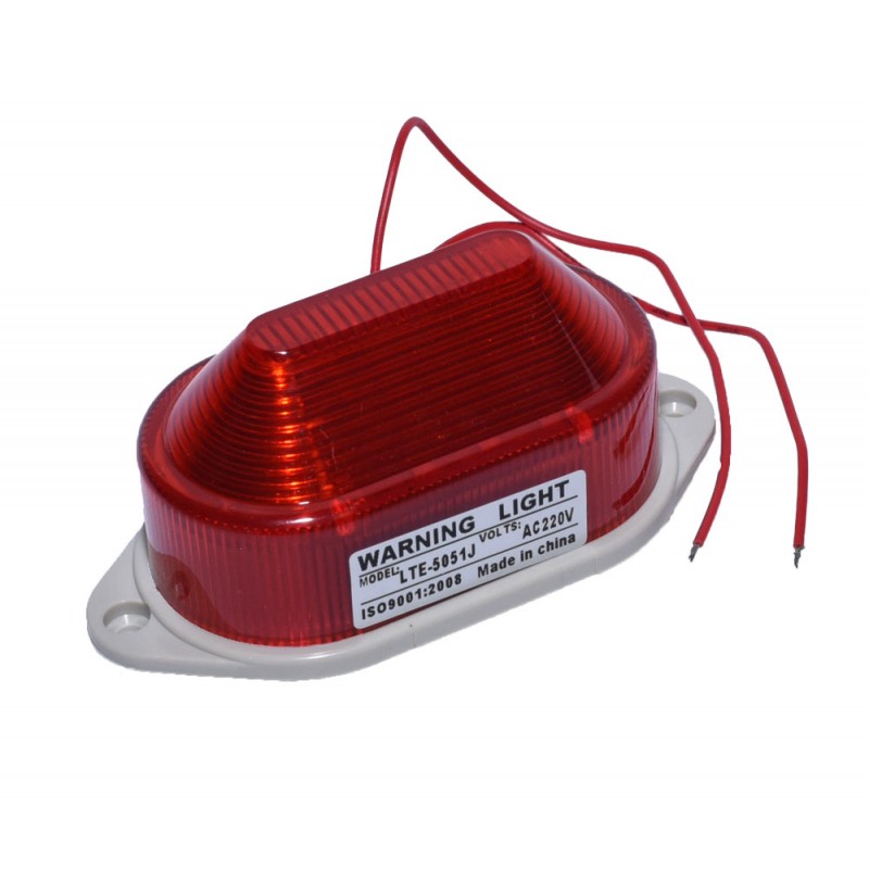 Warning Light 220V Red, 5051J