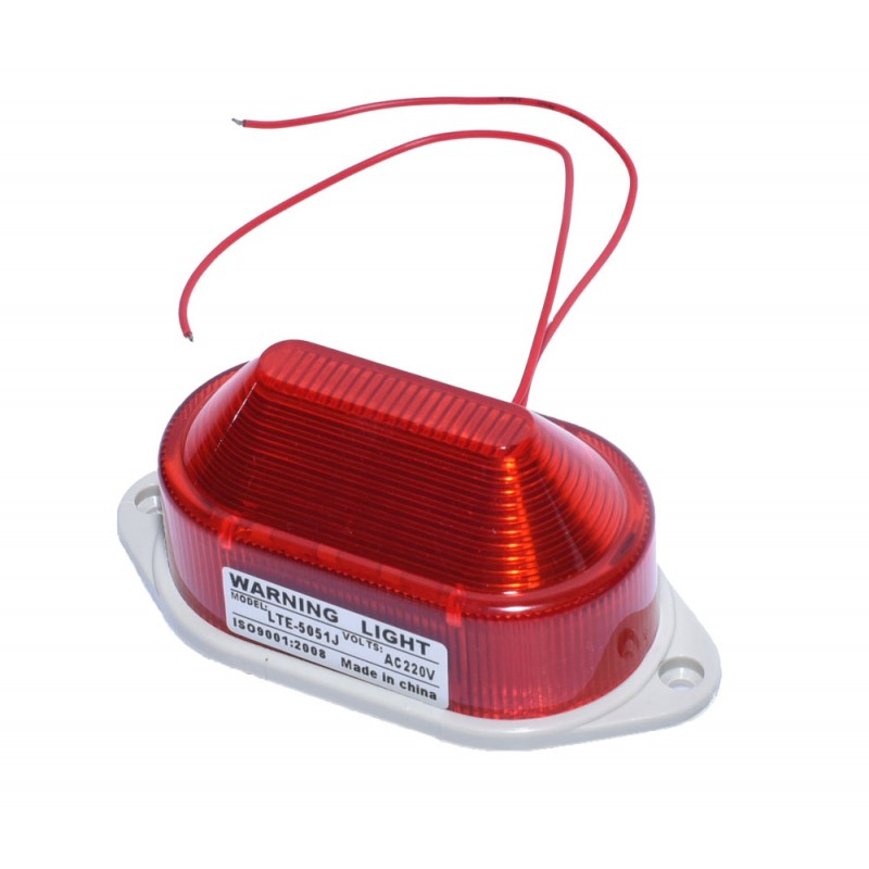 Warning Light 220V Red, 5051J