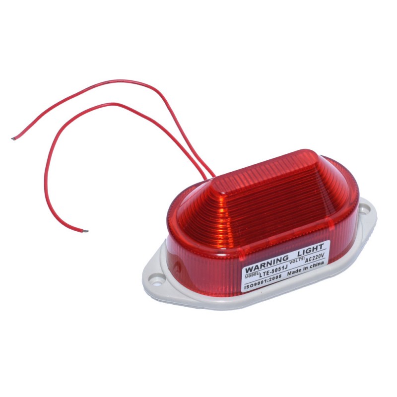 Warning Light 220V Red, 5051J