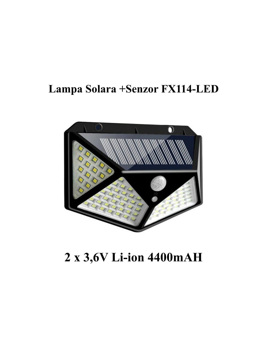 Solar Wall Lamp Sensor 114 LED