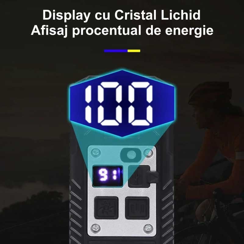 Bicycle Light with 9 LEDs and Light Sensor L-S75