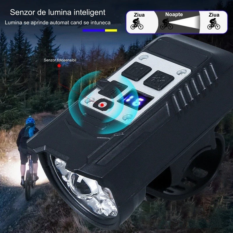 Bicycle Light with 9 LEDs and Light Sensor L-S75
