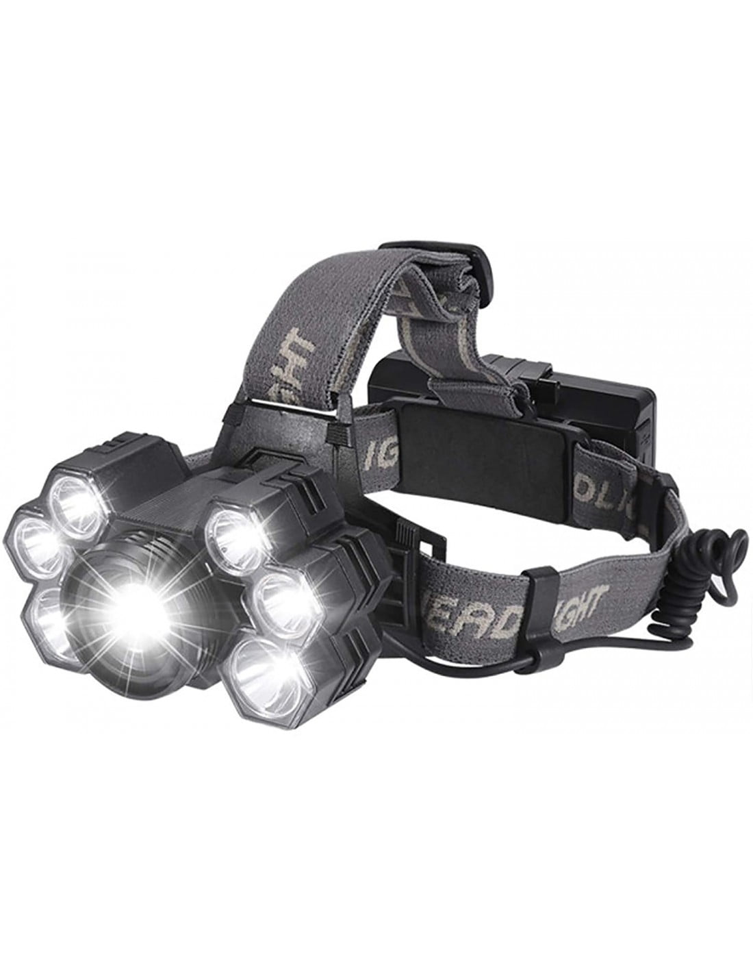 Premium Headlamp with 7 LEDs and Zoom