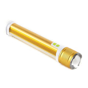 Rechargeable White and Red LED Flashlight with 2 Switches