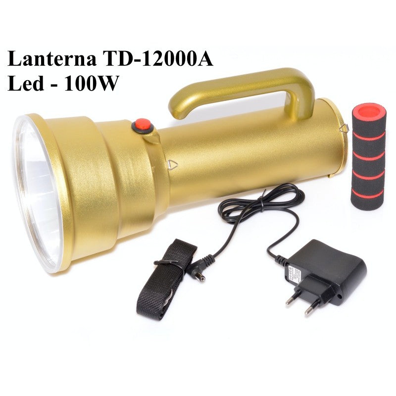 Professional Flashlight 100W LED 4000mAh