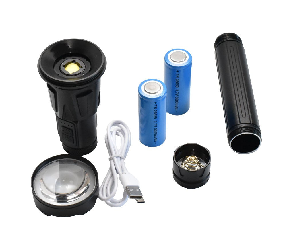 Professional Flashlight with XHP-160 / 16-Core LED