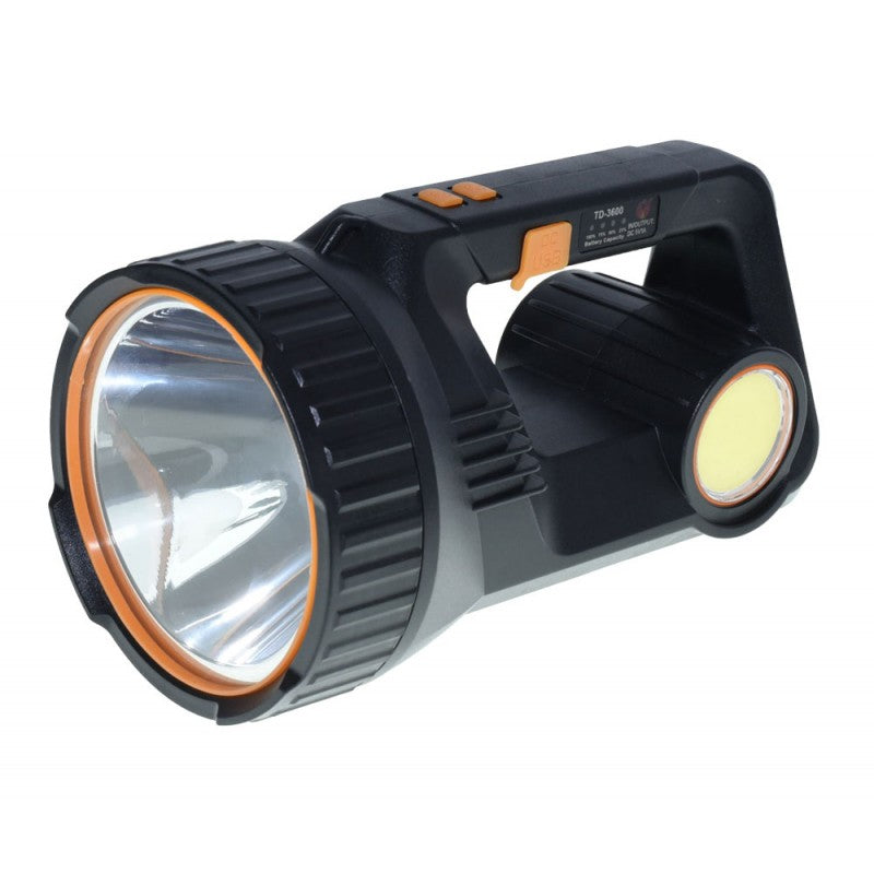 TD-3600 Flashlight with 500W Cree + Cob LED