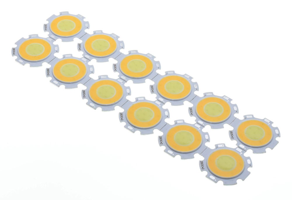 LED COB 28mm - 7W, Warm/Cool Light