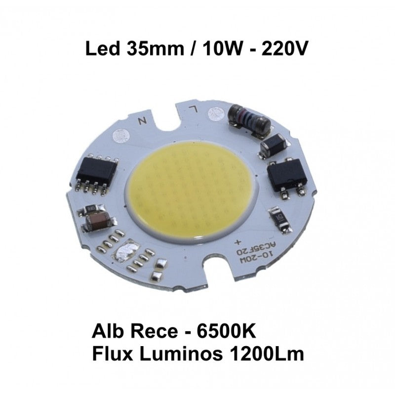 COB LED Module 35MM, Power 10W - 220V