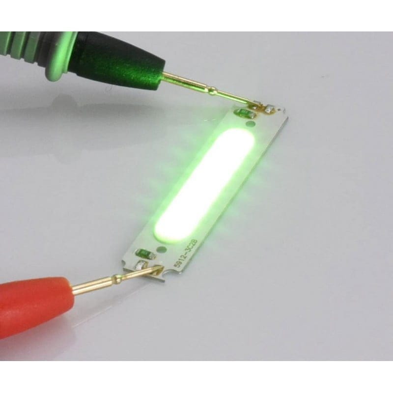 6-segment COB LED, 58X13MM, 2W, Green Light