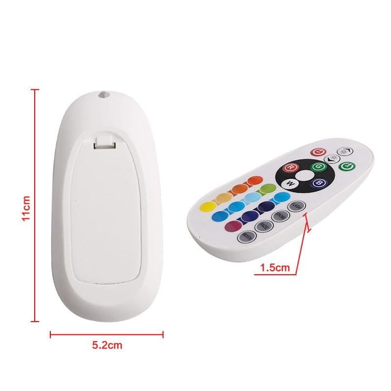 RGB Car LED with Remote Control, 31mm Festoon Socket, Set of 2