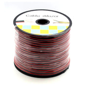 Professional Audio Speaker Cable, 2x1, 100m Roll, Red-Black