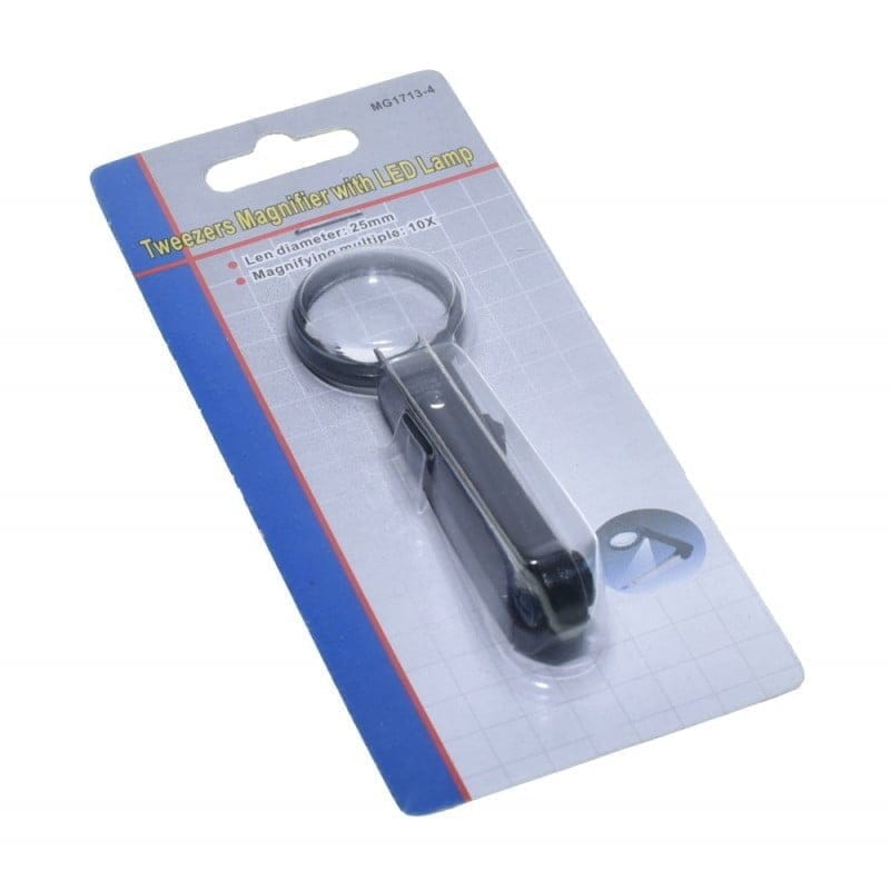 Magnifier with Tweezers and Light MG17134