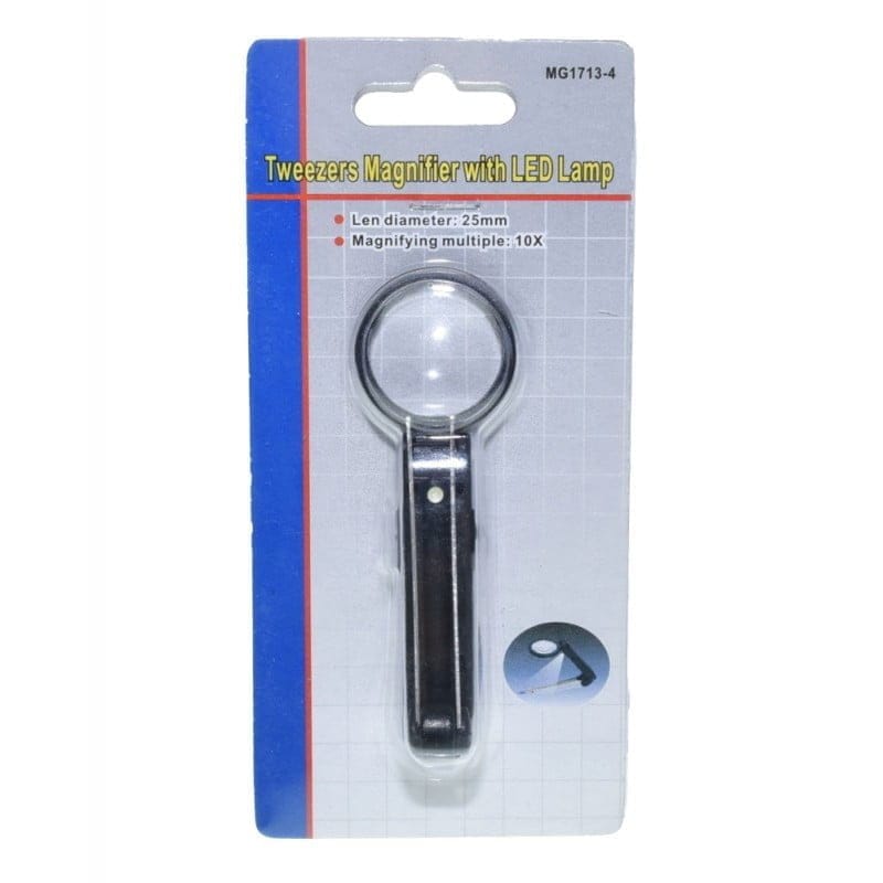 Magnifier with Tweezers and Light MG17134