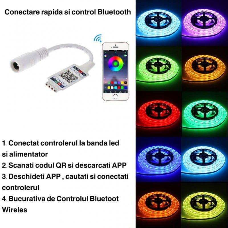 Mini Bluetooth RGB LED Controller
