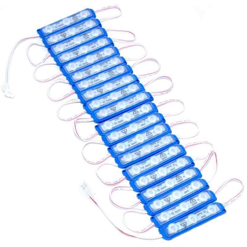 LED Module Group, 20 Pcs, 220V, Blue
