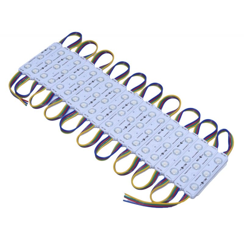 5050 RGB LED Module, 20 Pcs, 12V