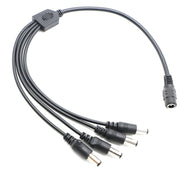 DC Power Jack 2.1 Female to 4 Male 30cm