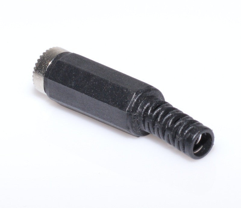 Female DC Power Jack 2.1mm, Cable Mount