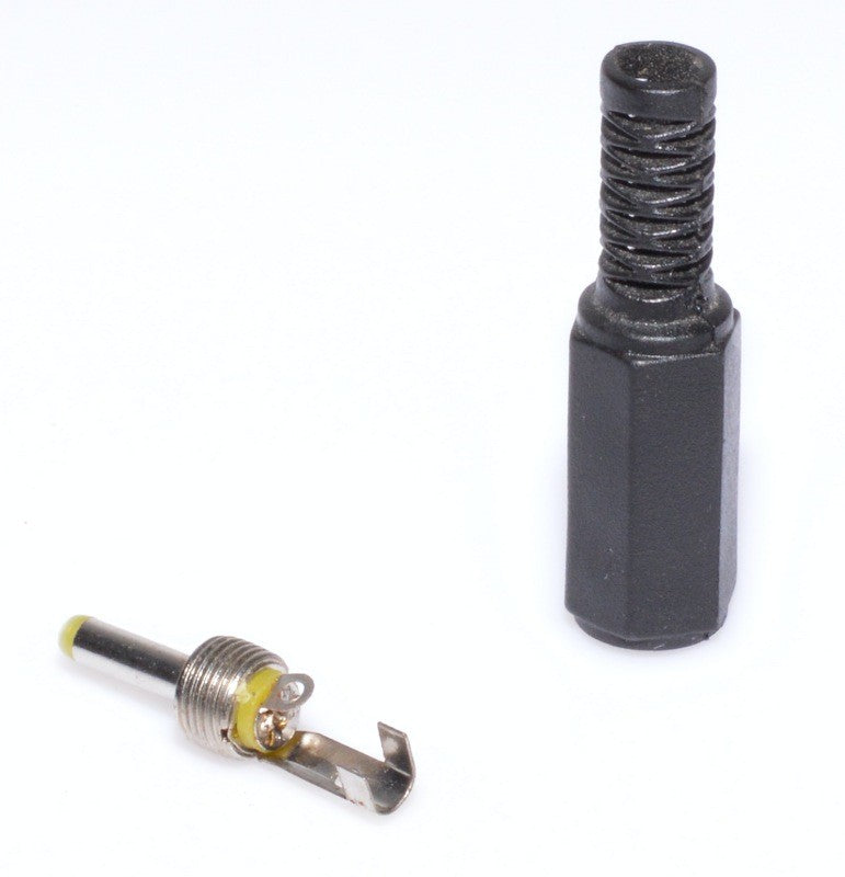 Male DC Power Connector 0.7 x 2.5 mm
