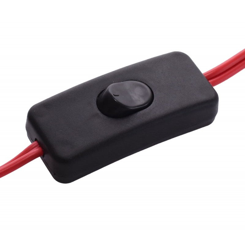 Car Cigarette Lighter Plug with Alligator Clips and Switch