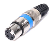 Blue Female Cannon Plug