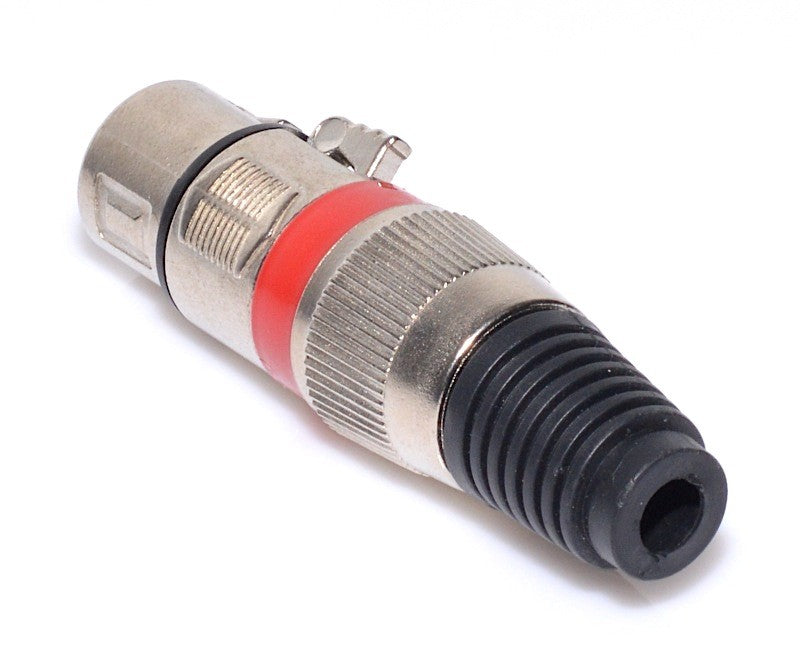 Red Female Cannon Connector
