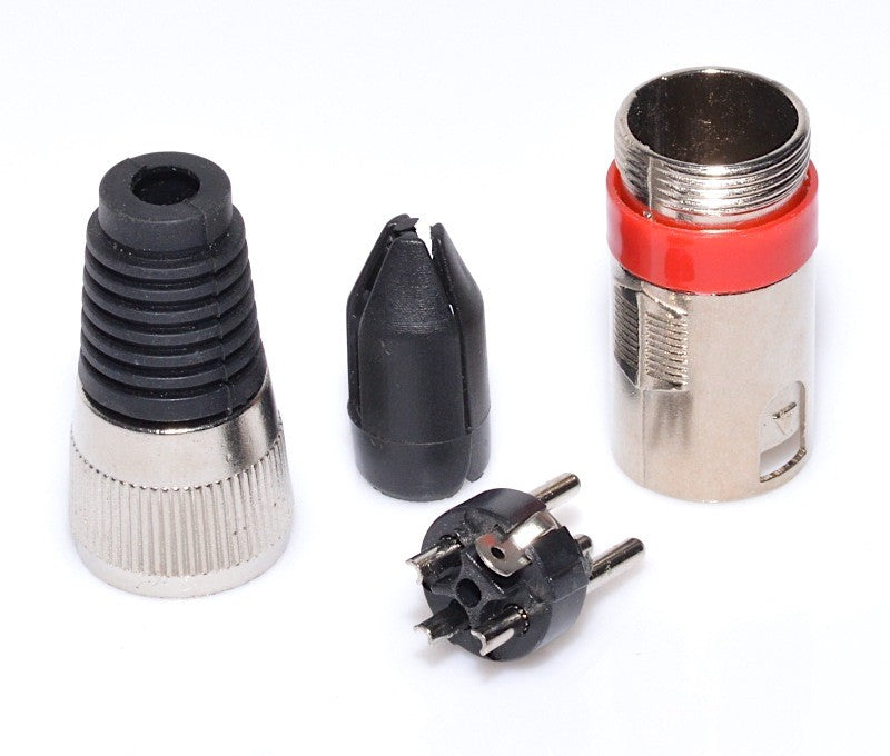 Red Female Cannon Connector