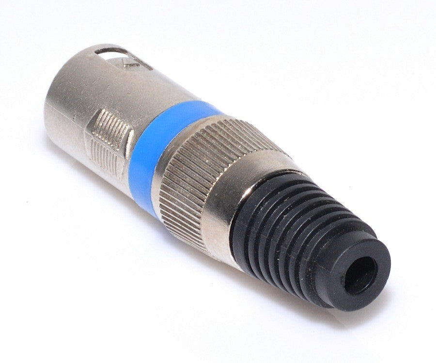 Blue Male Cannon Connector