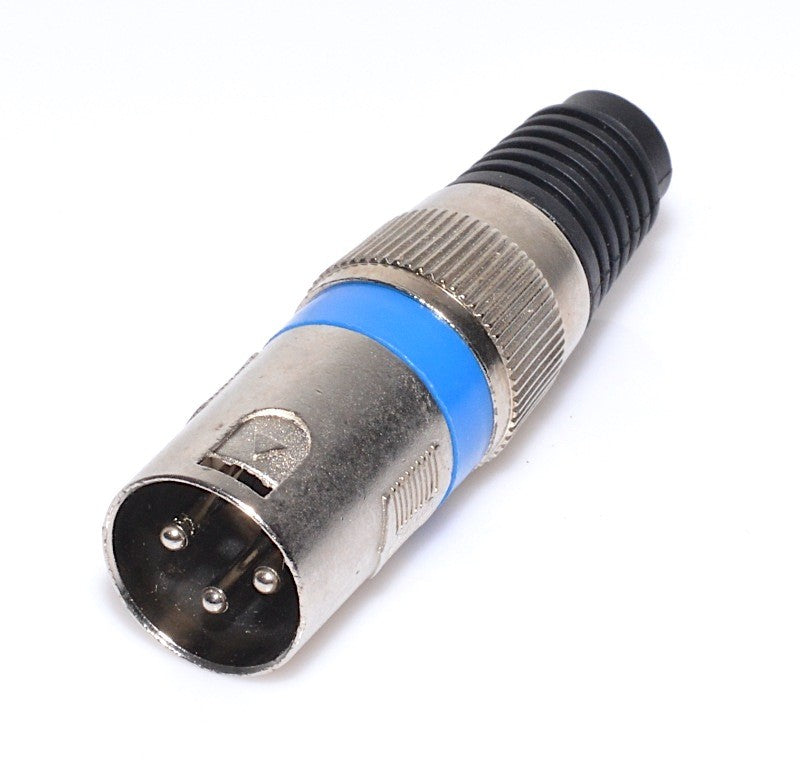 Blue Male Cannon Connector