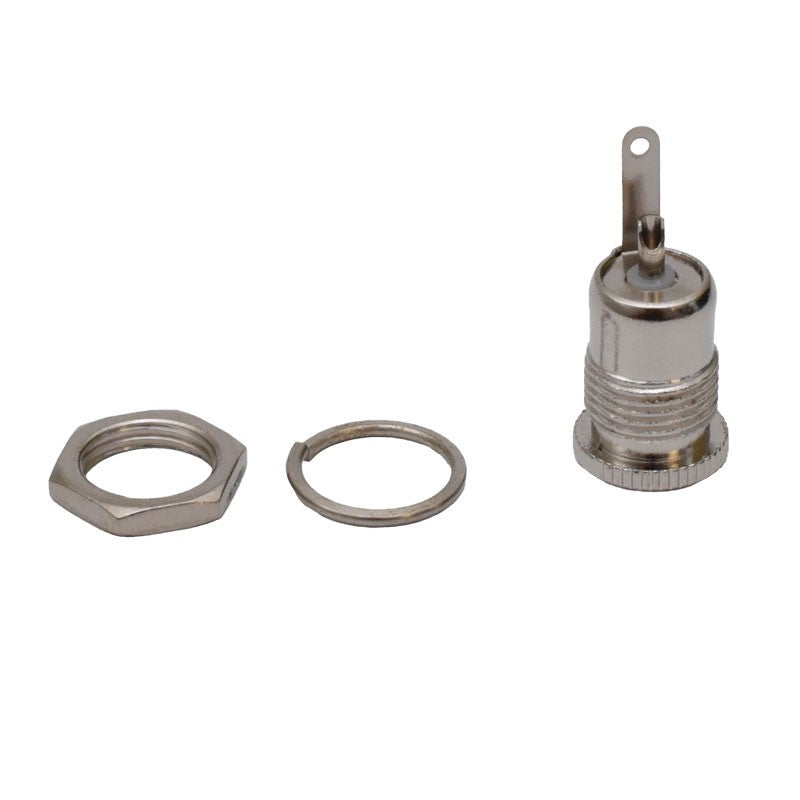 DC Power Jack 2.1mm Female Metal / Panel Mount