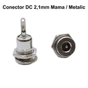 DC Power Jack 2.1mm Female Metal / Panel Mount