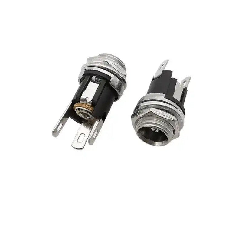 DC Power Jack 2.1mm Female Plastic / Panel Mountable