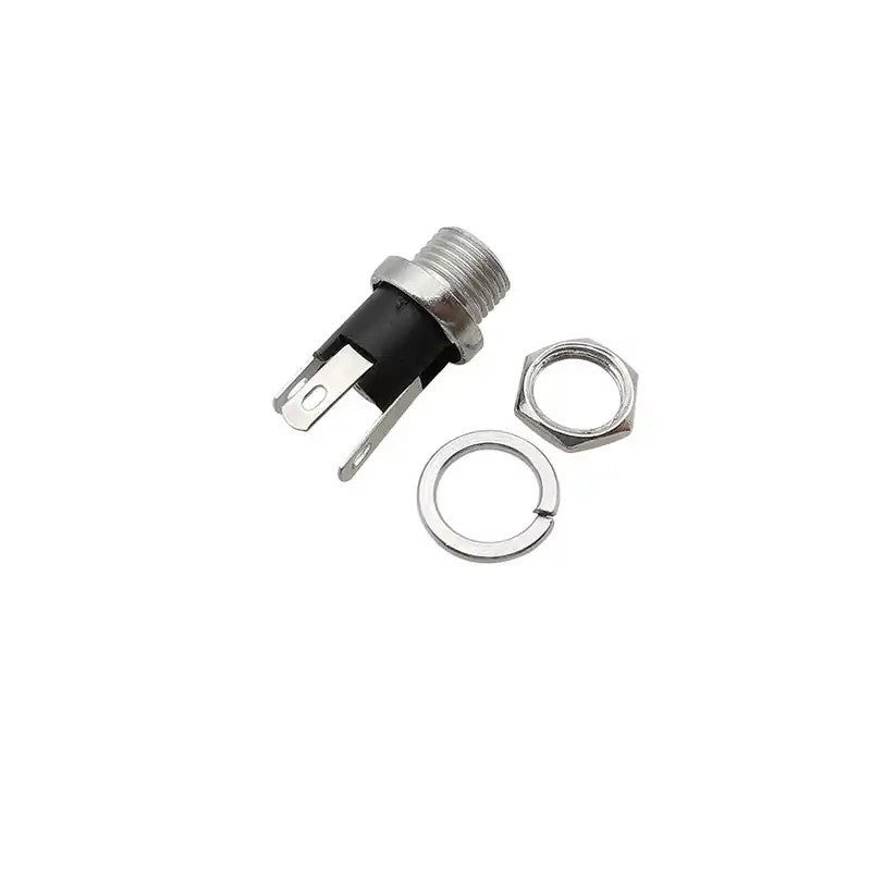 DC Power Jack 2.1mm Female Plastic / Panel Mountable