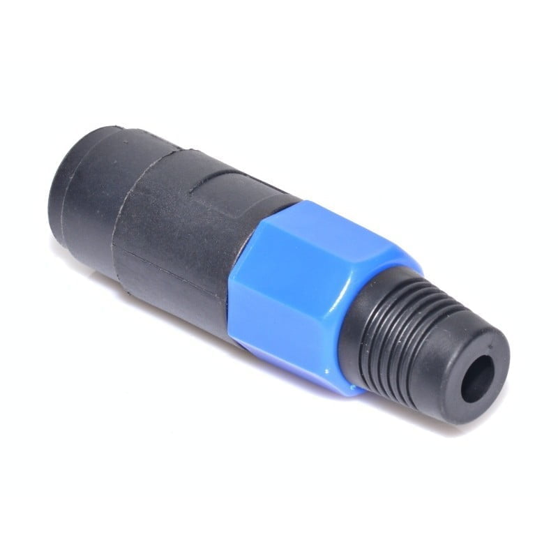 Speak-On Female 4-Pin Speaker Connector with Rubber