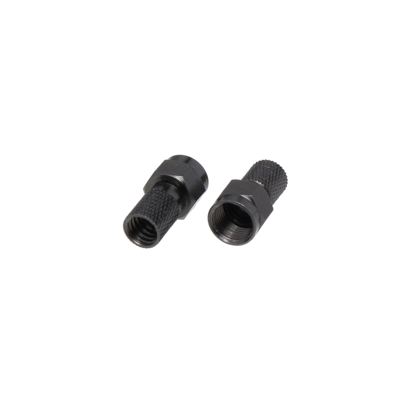 F Connector Black / RG6U / 100 Pcs/Set