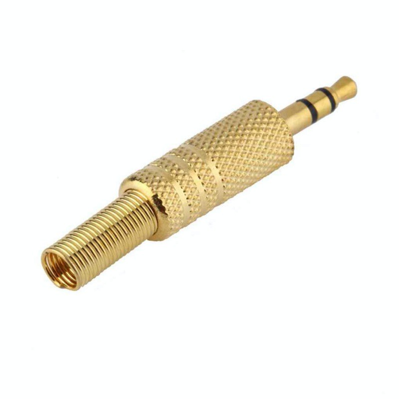 3.5mm Male Stereo Jack Gold